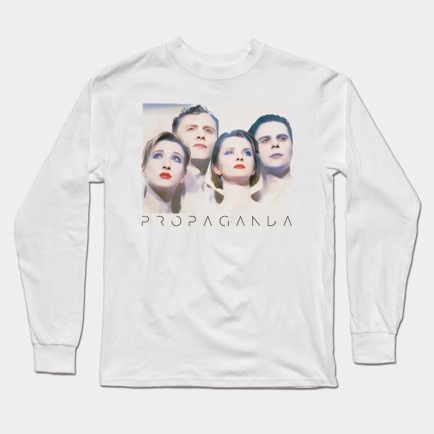 Propaganda // 80s New Wave Long Sleeve T-Shirt by darklordpug